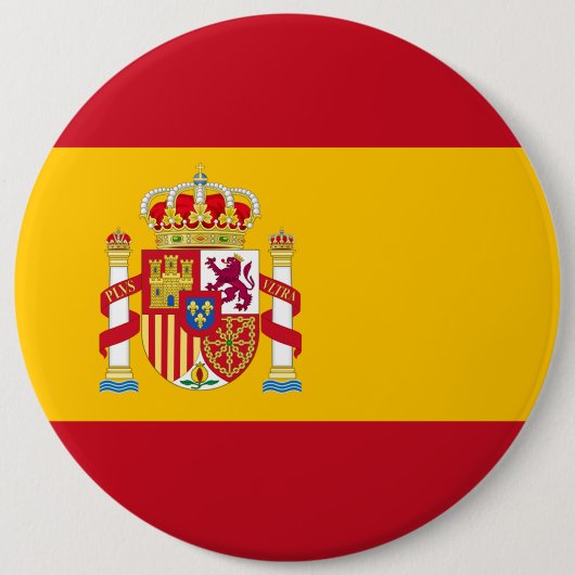 スペイン王国旗 缶バッジ (正面)