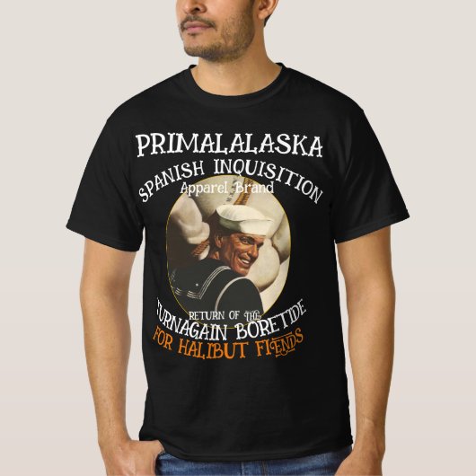 スペイン異端審問再びターンアゲインボートタイド Tシャツ (正面)