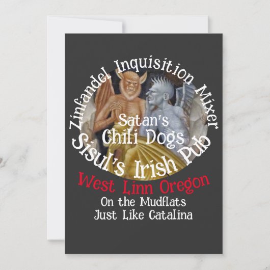 スペイン異端審問 カタリーナ ワインミキサー ウエストリン 招待状 (正面)