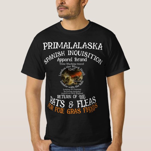 スペイン異端審問:鼠とノミの逆襲 Tシャツ (正面)