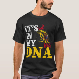 スペイン私のDNAフラグスペインのエスパーニャ Tシャツ