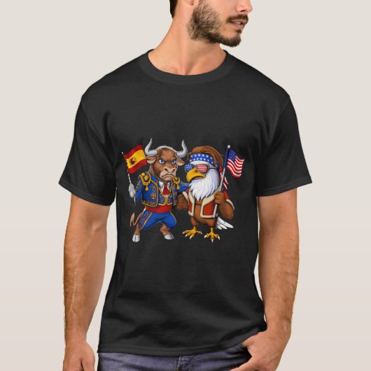 スペイン系アメリカ人の文化遺産 Tシャツ (正面)