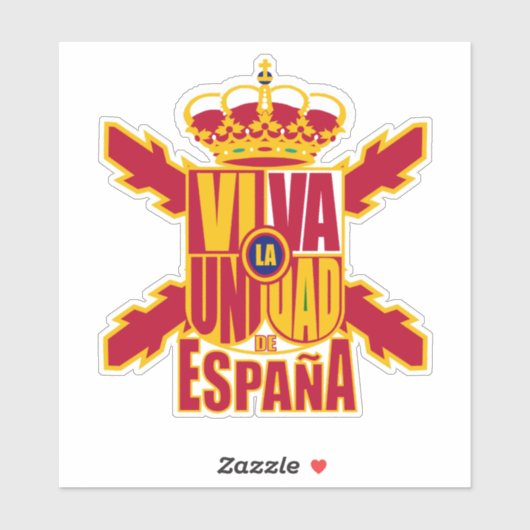 スペイン統一万歳 シール (シート)