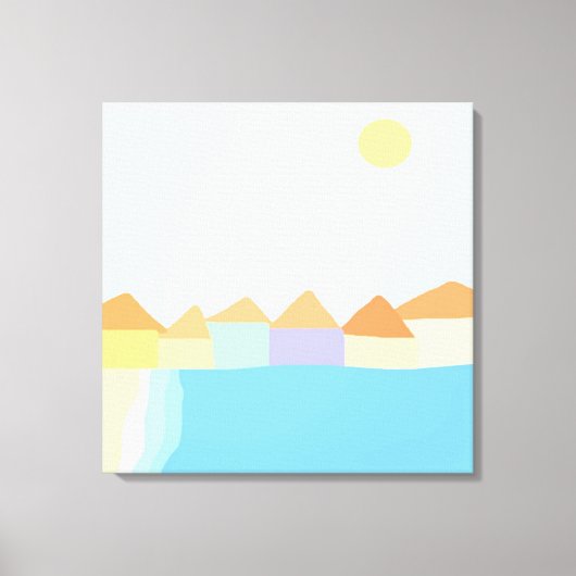 スペイン絵画風景画 キャンバスプリント (正面)