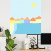 スペイン絵画風景画 ポスター (ホームオフィス)