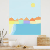 スペイン絵画風景画 ポスター (キッチン)