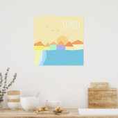 スペイン絵画風景画 ポスター (キッチン)