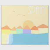 スペイン絵画風景画 ラッピングペーパー (フラット)