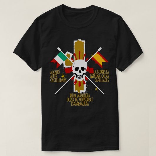 スペイン義勇軍団 Tシャツ (デザイン正面)