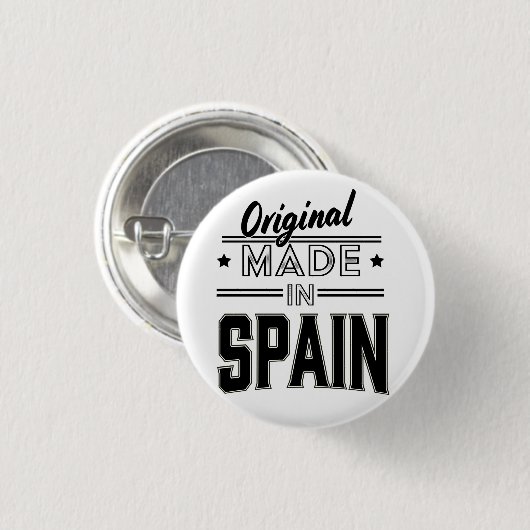 スペイン製オリジナル 缶バッジ (正面&裏面)