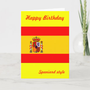 スペイン誕生日 カード