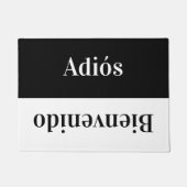 スペイン語での挨拶 - Adiós ドアマット (正面)