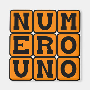 スペイン語でナンバーワン、Numero Uno マグネット