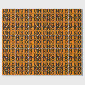 スペイン語でナンバーワン、Numero Uno ラッピングペーパー (フラット)