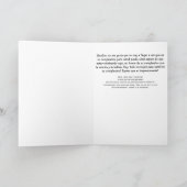 スペイン語のおもしろいな猫の誕生日メッセージ カード (内部)