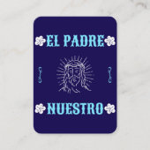 スペイン語の主の祈りカード「El Padre Nuestro」 プレイスカード (正面)
