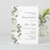 スペイン語の初めての聖体拝領 招待状 (スタンド正面)