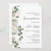 スペイン語の初めての聖体拝領 招待状 (正面/裏面)