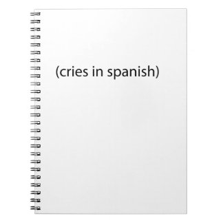 スペイン語の叫び ノートブック