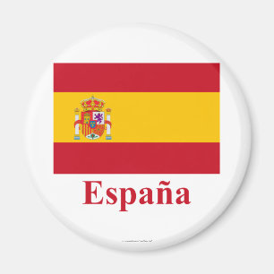 スペイン語の名前のスペインの旗 マグネット