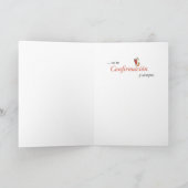 スペイン語の確認のお祝い、CRO カード (内部)