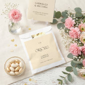 スペイン語の結婚式の引き出物袋 "Gracias" フェイバーバッグ