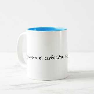スペイン語の詩がかわいいマグカップ ツートーンマグカップ