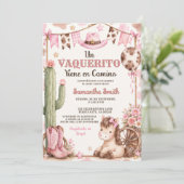 スペイン語の赤ちゃんお披露目会:Un+Vaquerito+Viene+en+Camino 招待状 (スタンド正面)