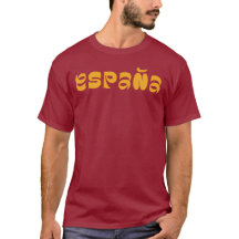 スペイン語タイポグラフィロゴデザインTシャツ