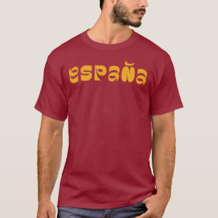 スペイン語タイポグラフィロゴデザインTシャツ Tシャツ