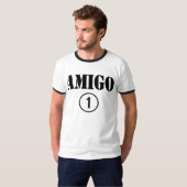 スペイン語友人: 友達のNumero Uno Tシャツ (正面フル)