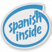 スペイン語圏内 シール (正面)