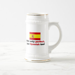 スペイン語完成すれば ビールジョッキ