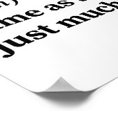 スペイン語教師 ユニークな定義 ポスター (角)