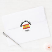 スペイン語教師 憧れのESPAÑOL先生 ラウンドシール (封筒)