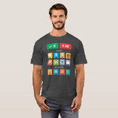 スペイン語自閉症AACポインティングコミュニケーション01 Tシャツ (正面フル)
