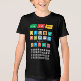 スペイン語自閉症AACポインティングコミュニケーション03 トライブレンドTシャツ