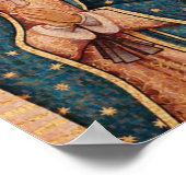 スペイン語 グアダルペのマリア 追悼 祈り 神聖 ポスター (角)