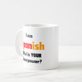 スペイン語 コーヒーマグカップ (正面左)