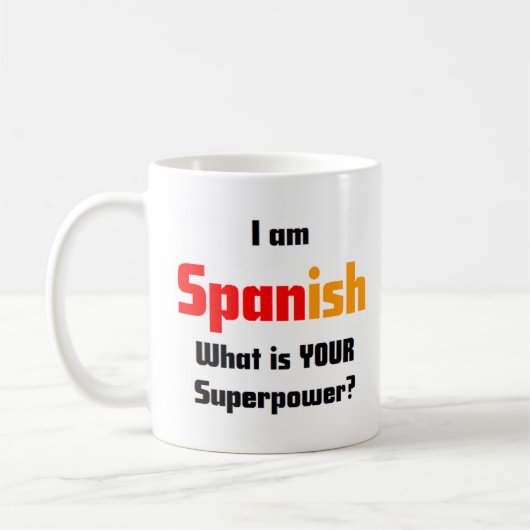 スペイン語 コーヒーマグカップ (左)