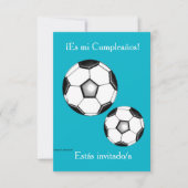 スペイン語: フェスタde cumpleanoss - Invitación 招待状 (正面)