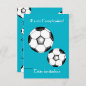 スペイン語: フェスタde cumpleanoss - Invitación 招待状 (正面/裏面)