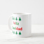 スペイン語 メリクリスマス コーヒーマグカップ (正面左)
