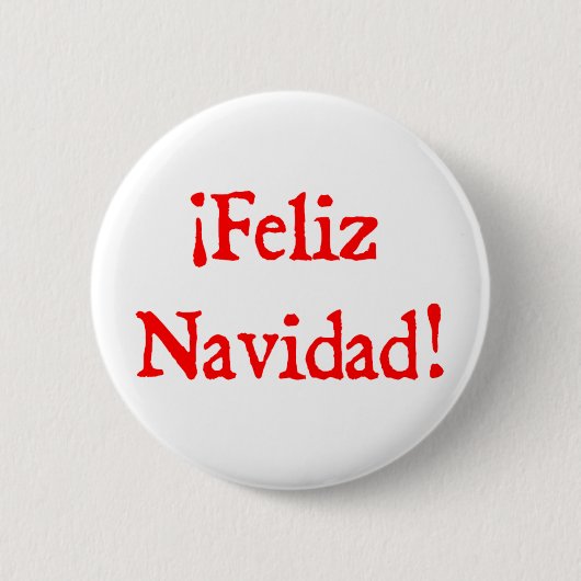 スペイン語 メリークリスマス 缶バッジ (正面)