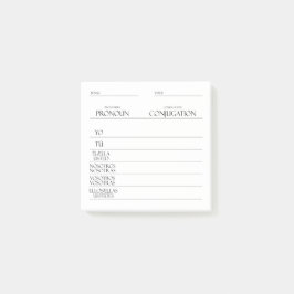 スペイン語 |動詞の活用方法 ポストイット