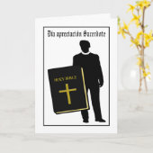 スペイン語-司祭の感謝日カード カード (黄色い花)