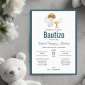 スペイン語 洗礼 男の子 赤ちゃんの招待状 招待状