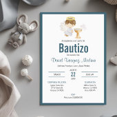 スペイン語 洗礼 男の子 赤ちゃんの招待状 招待状