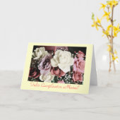 スペイン語: Cumpleaños/のmamá誕生日 カード (黄色い花)