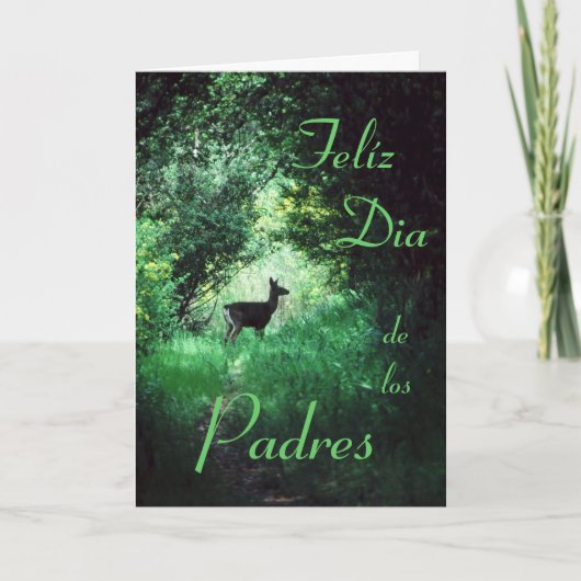 スペイン語: Dia del Padre/の父の日 カード (正面)